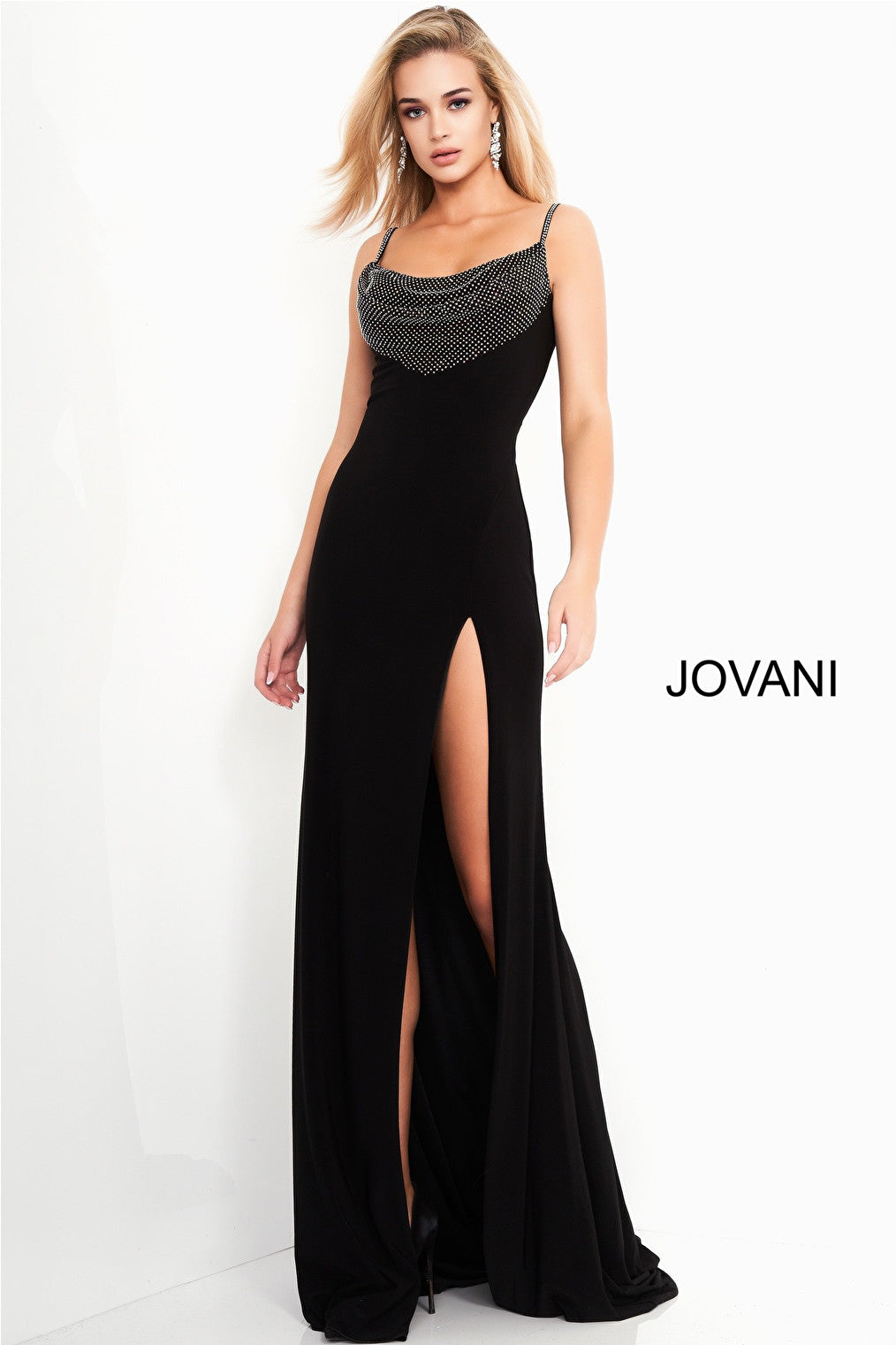 black fitted dress 03251