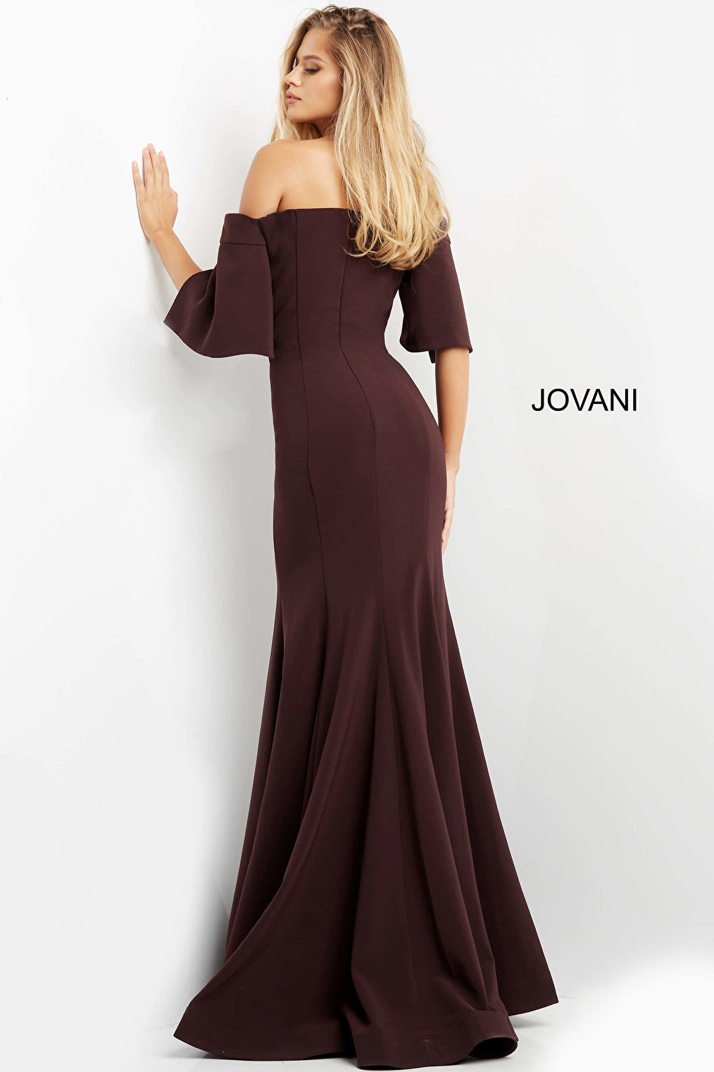 off the shoulder evening dress 04341