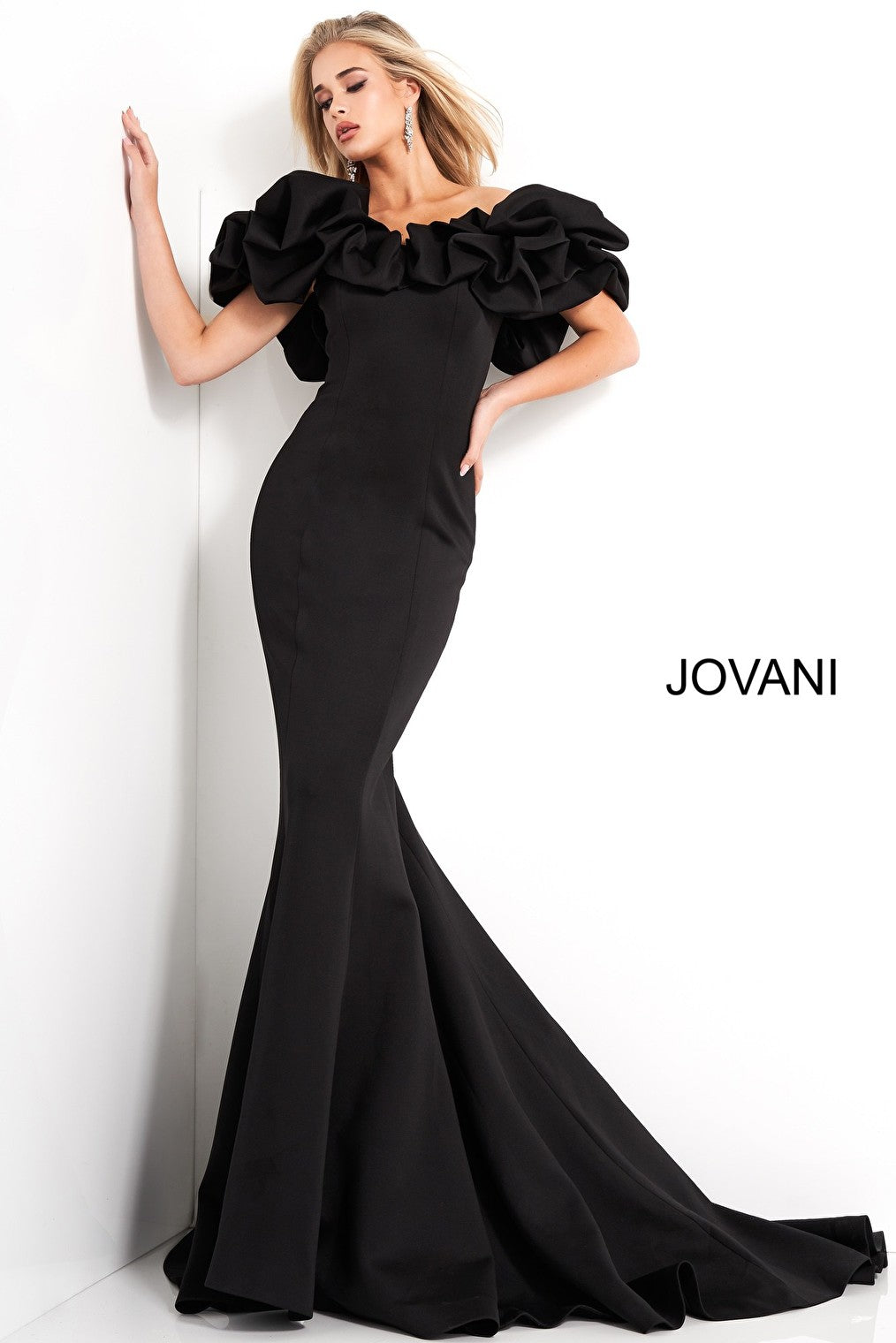 black mermaid dress 04368