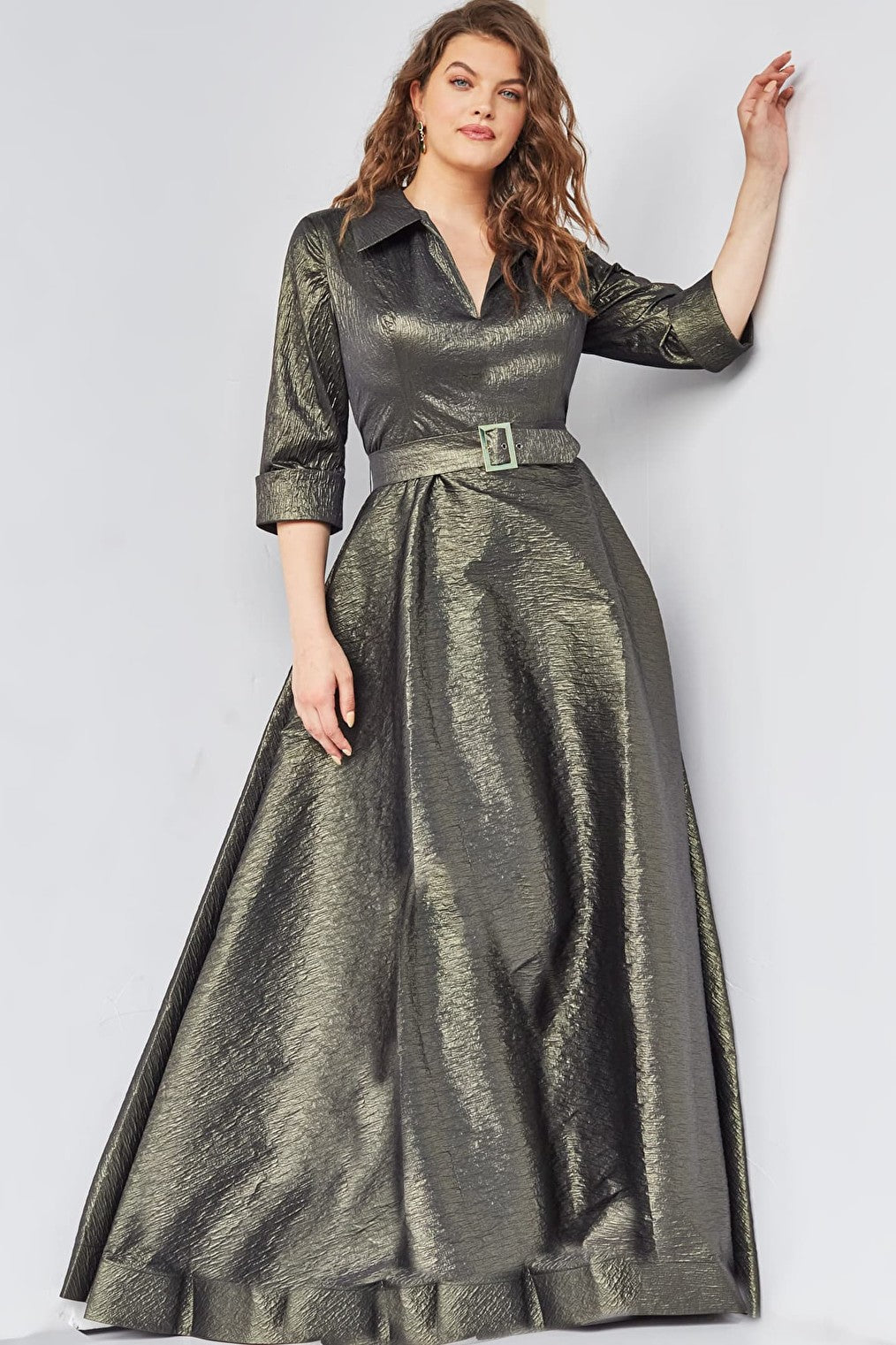 olive plus size dress 05075