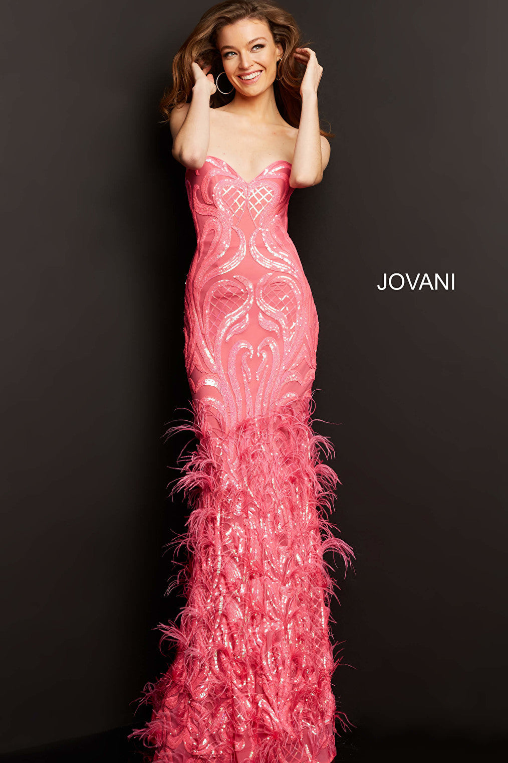 Jovani 05667 fuchsia