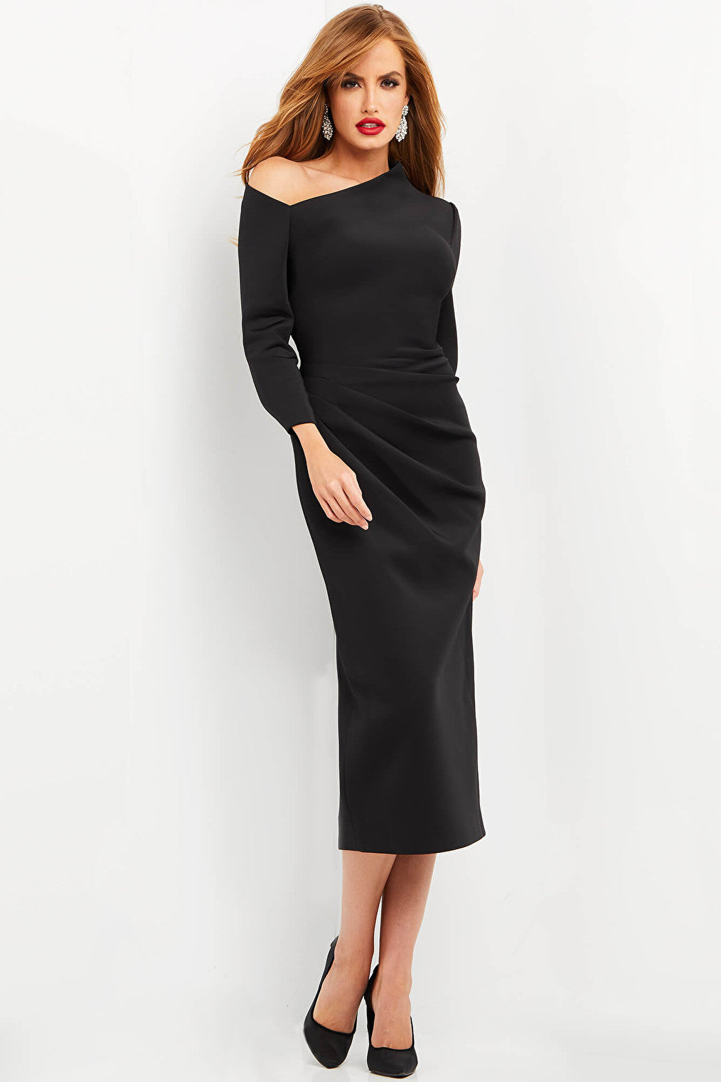 black evening dress 06613