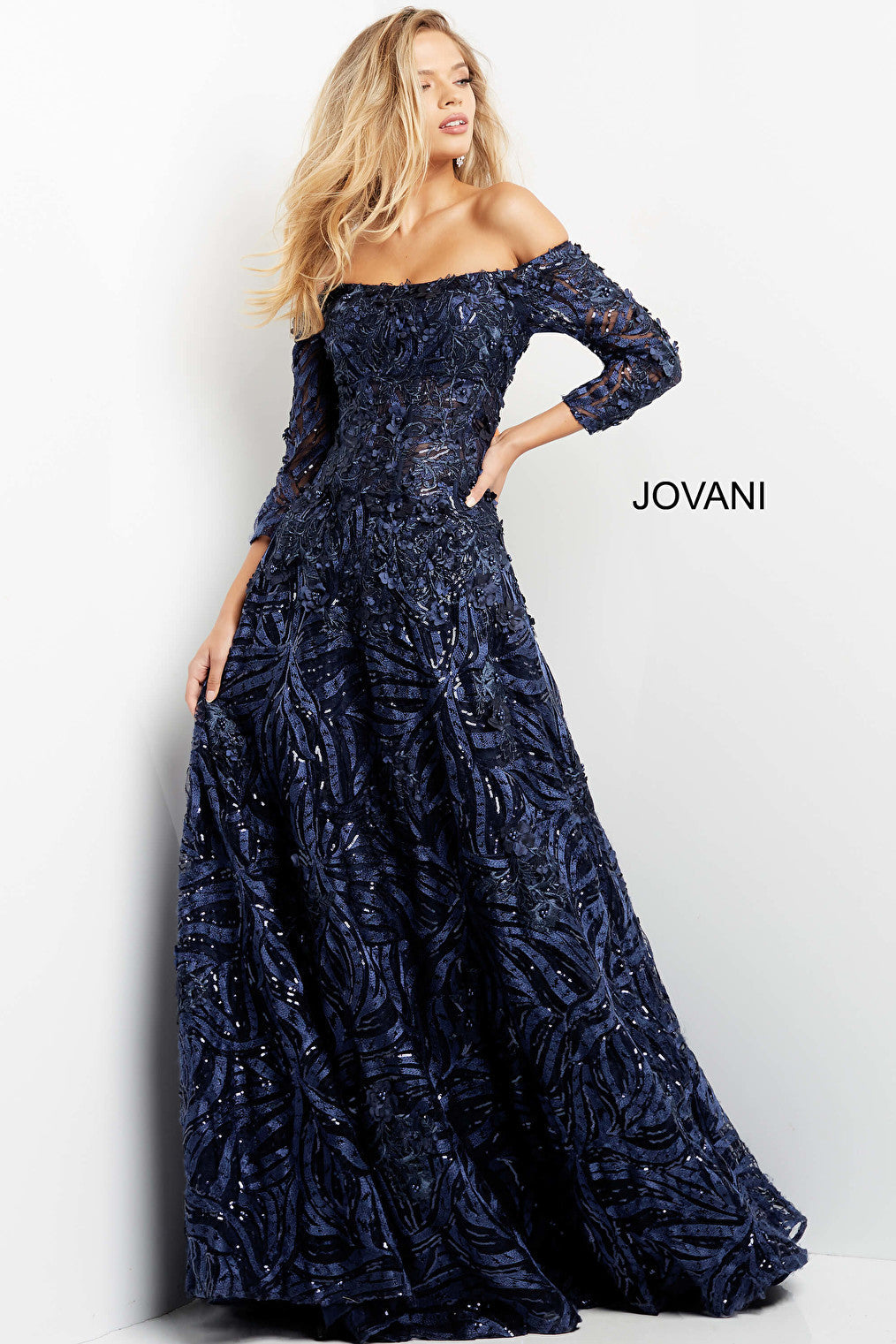 navy ballgown 06792