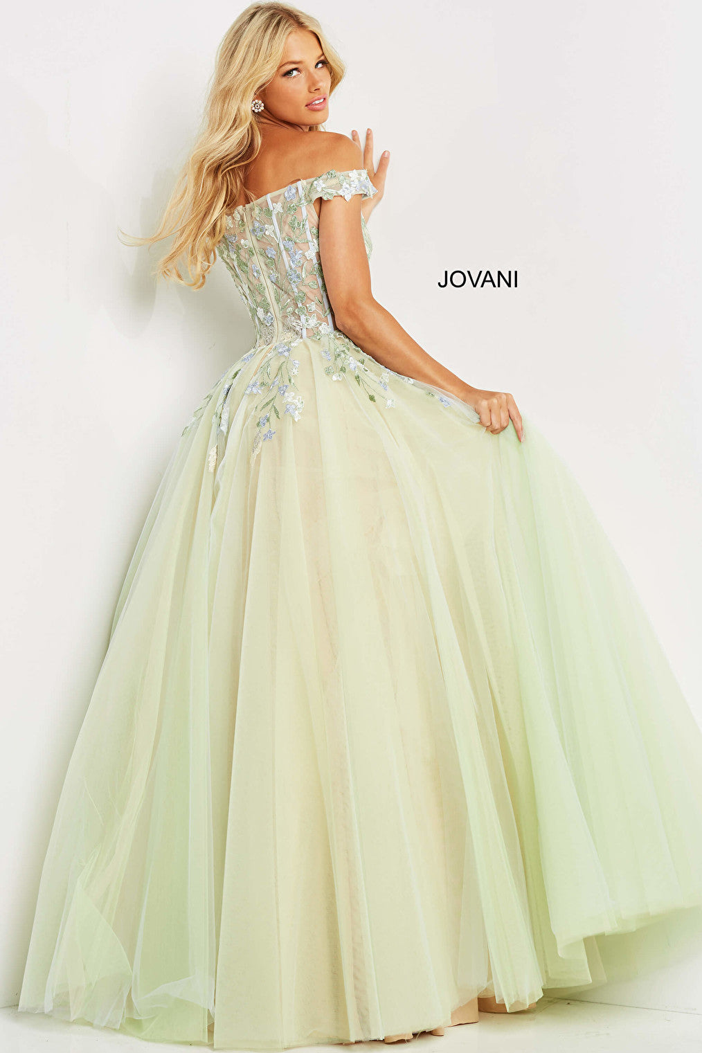 Corset bodice Jovani prom ballgown 06794