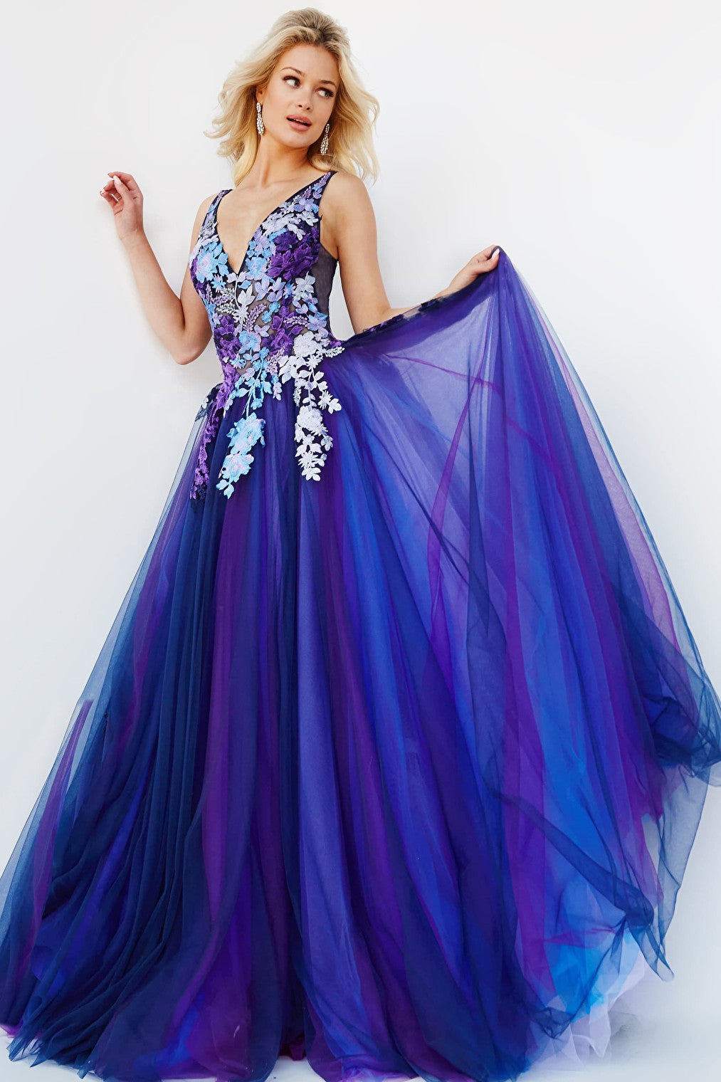 navy ballgown 06807