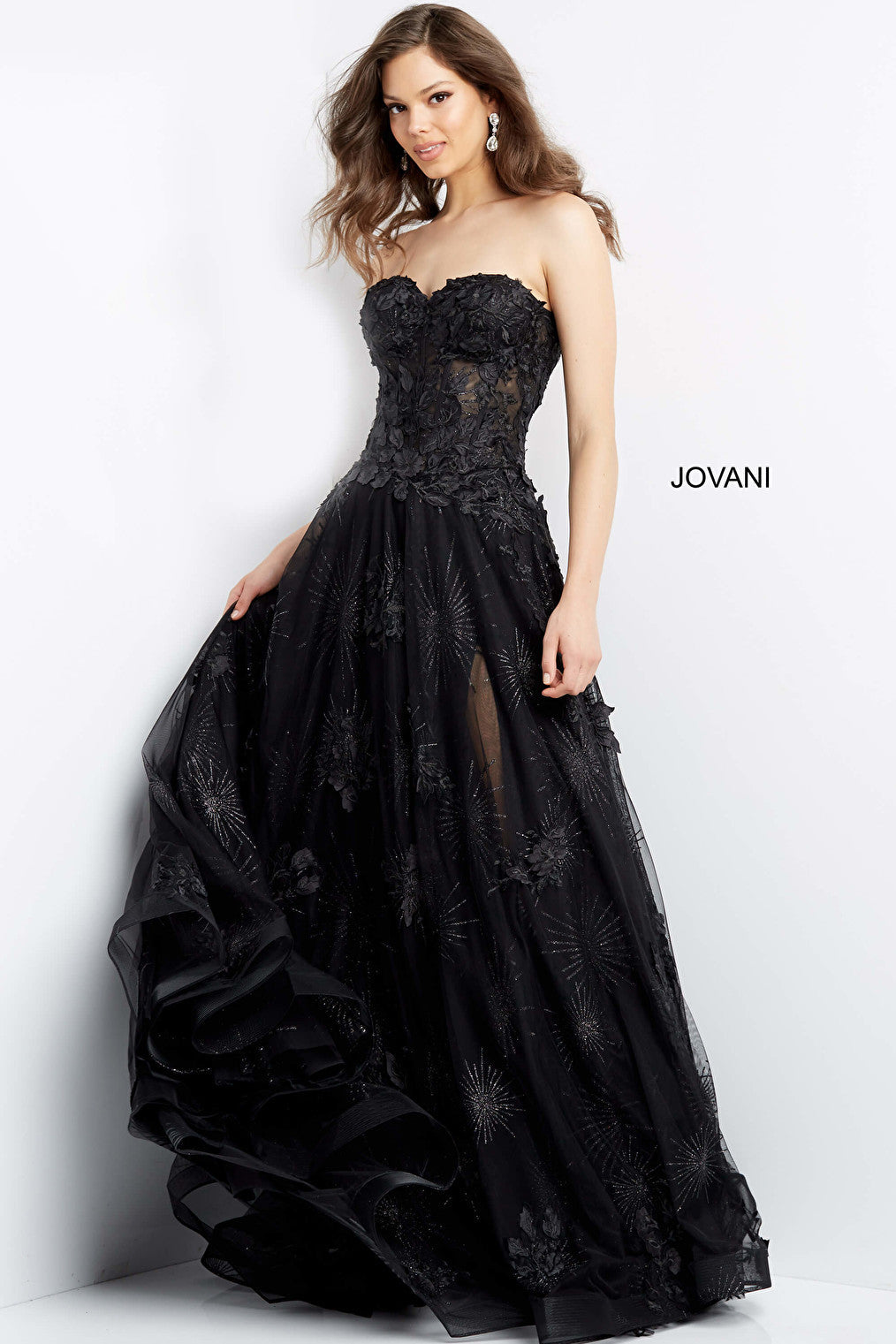 Black Ballgown 07304