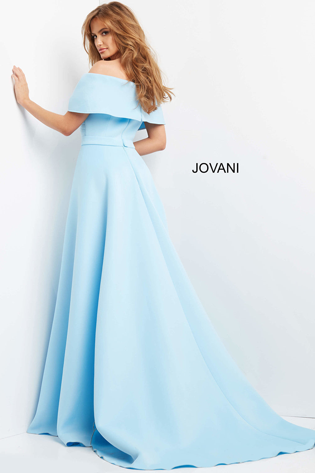 light blue evening dress 07443