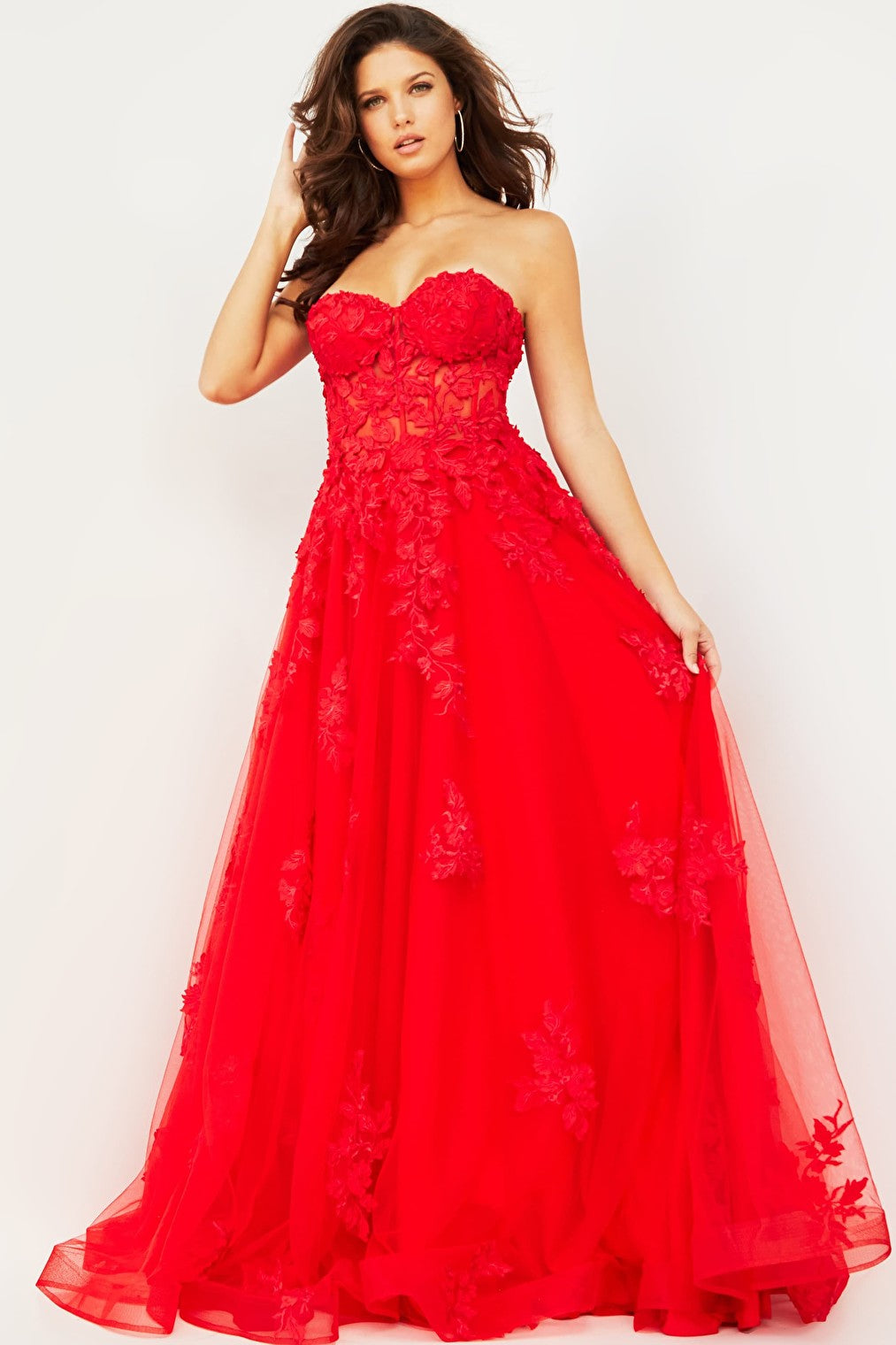 sweetheart neckline ballgown 07901