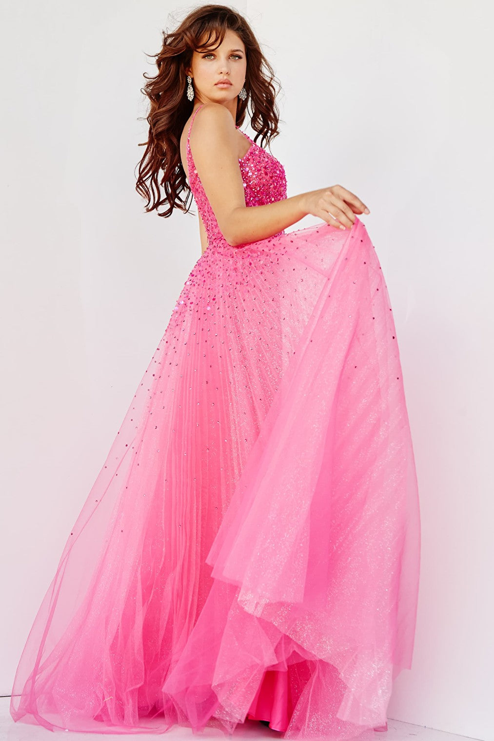 beaded prom dress 08408