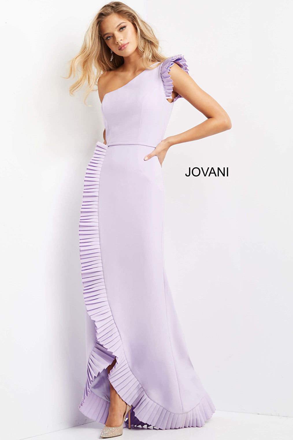 lilac evening dress 08527