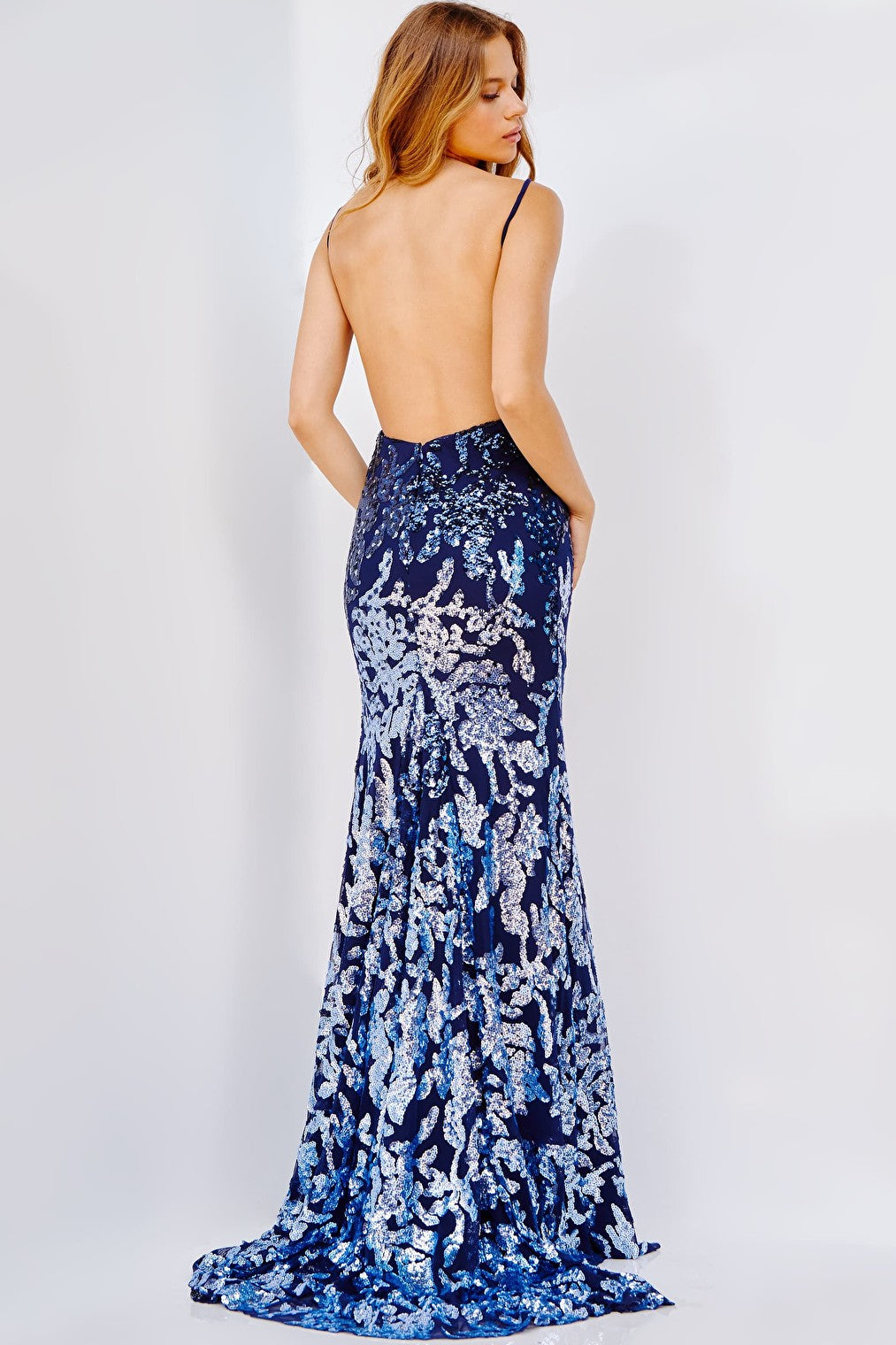 backless long dress 09749