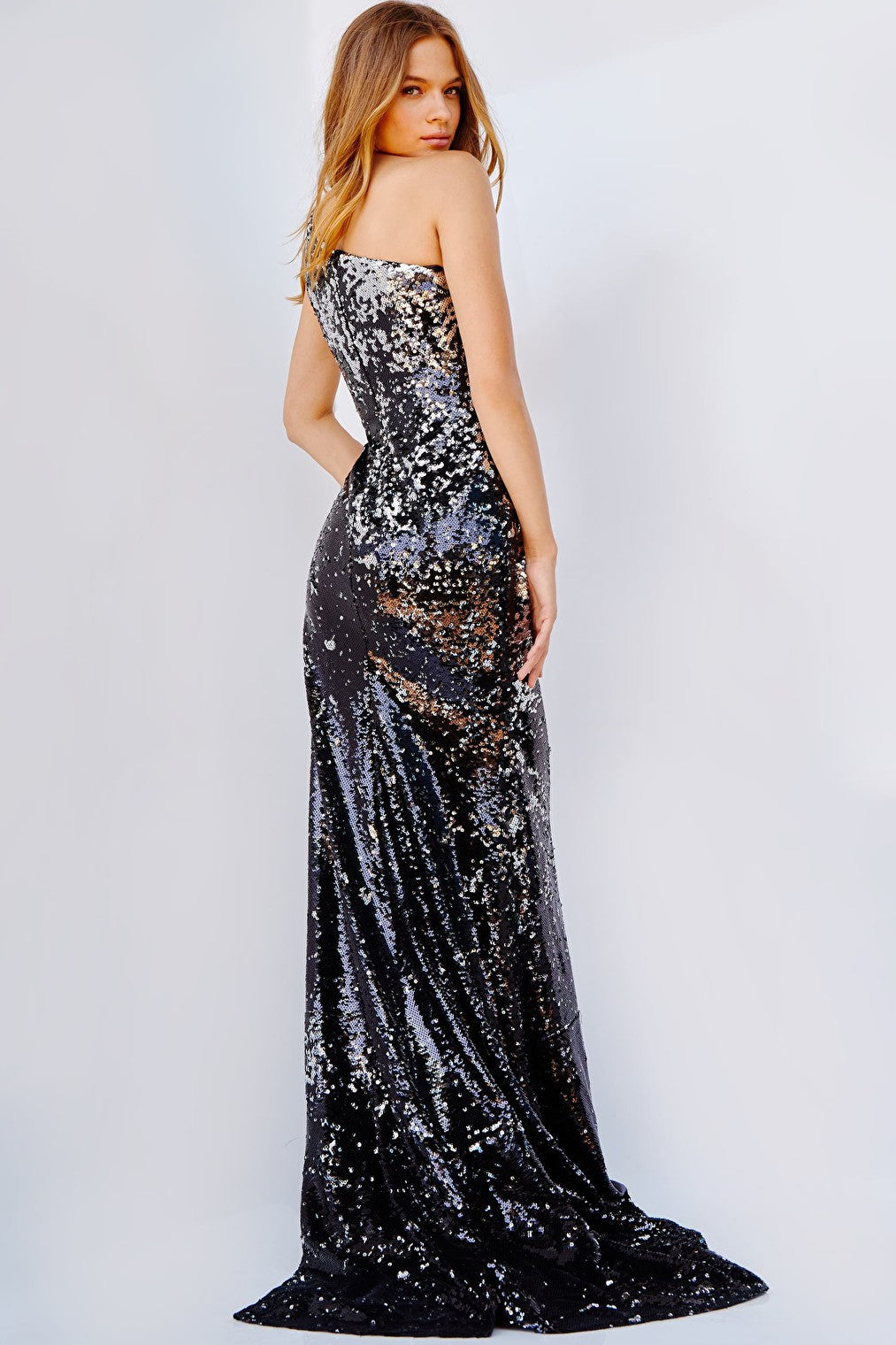 black beaded dress 09895