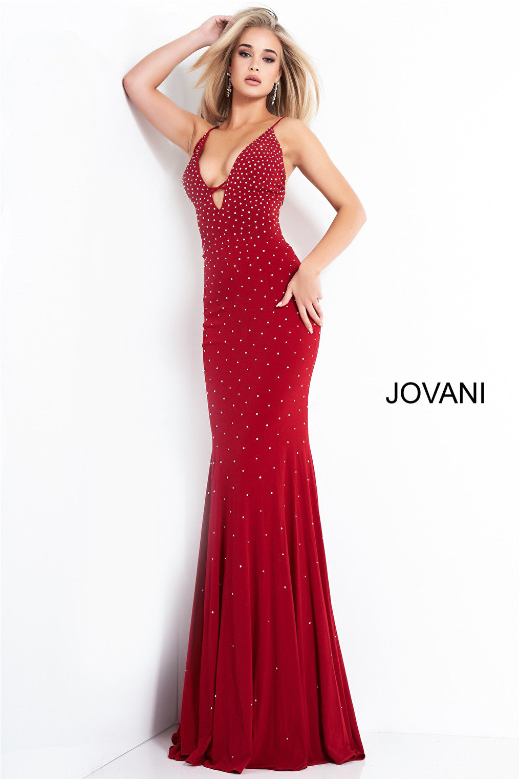 red prom dress 1114