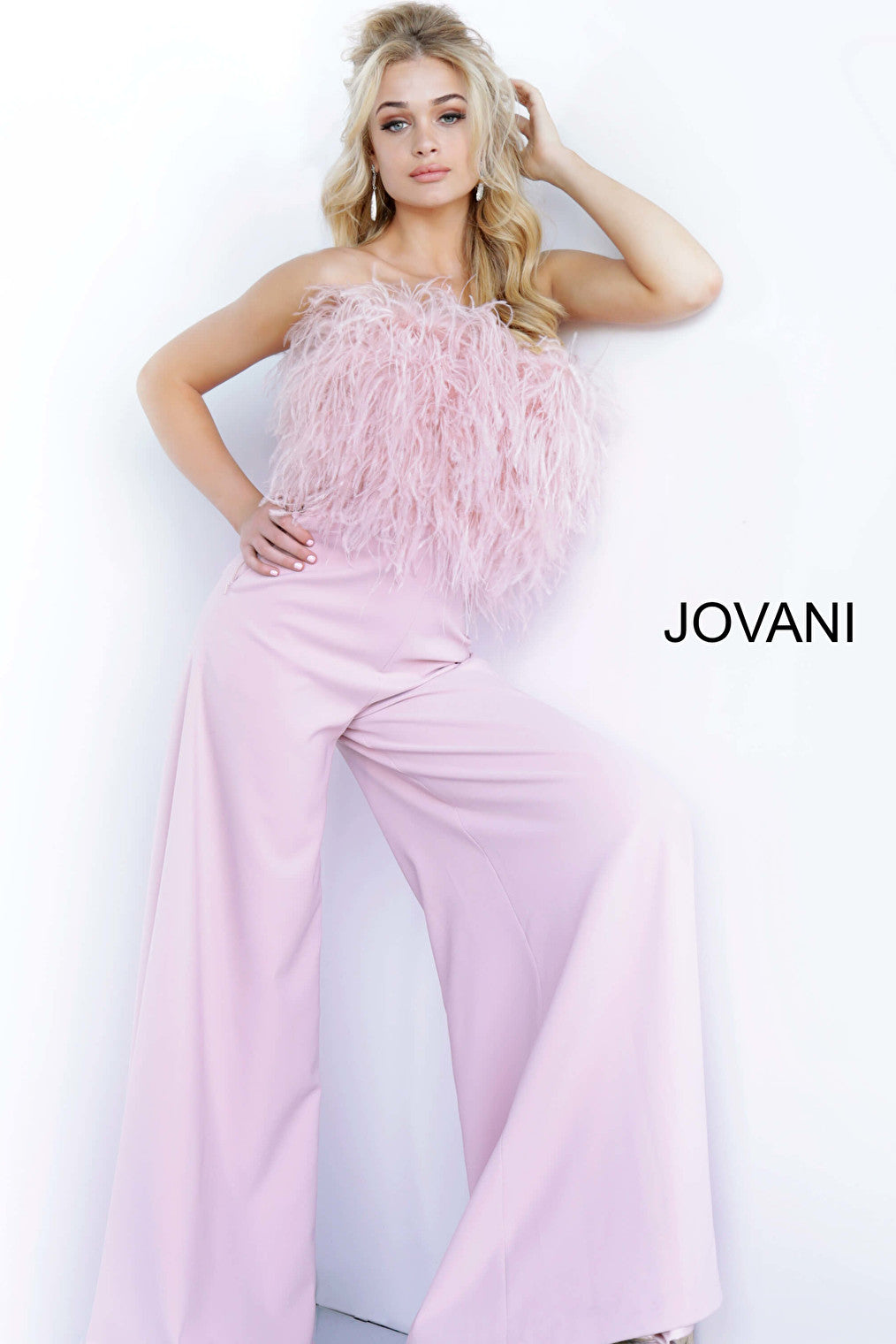 blush prom jumpsuit 1542