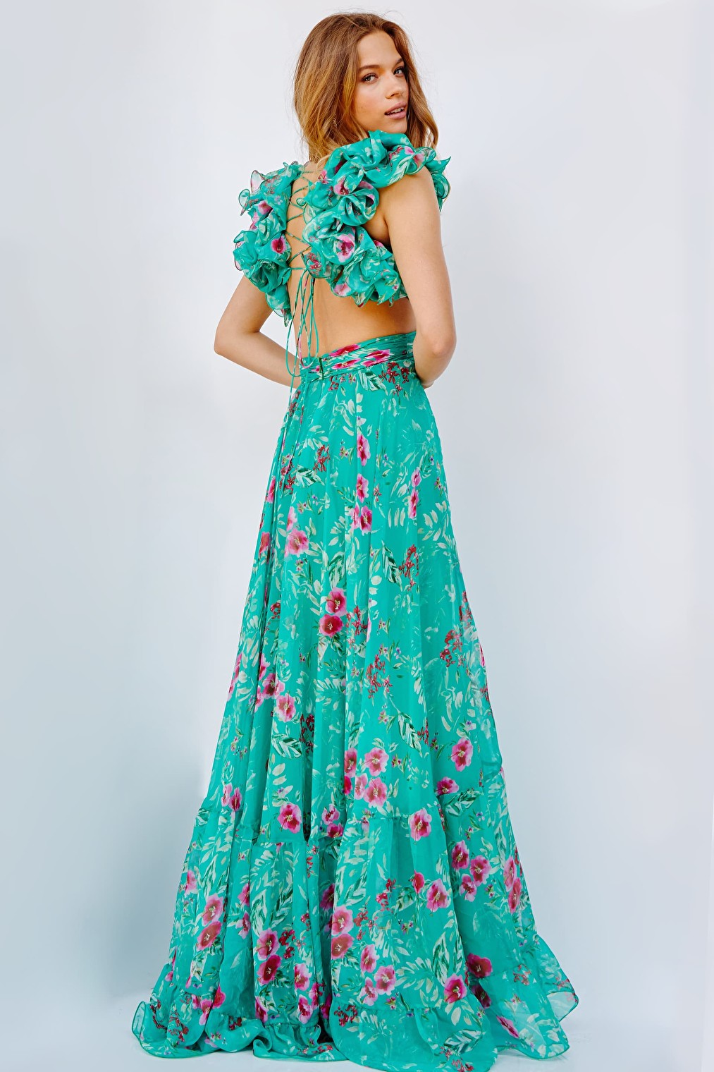 print prom dress 23321