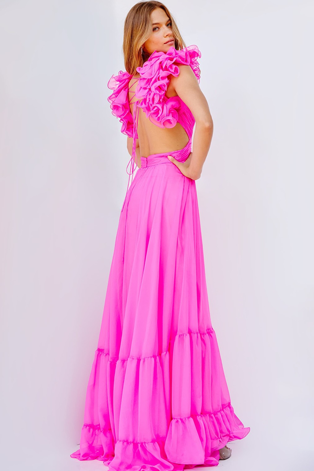 pink prom dress 23322