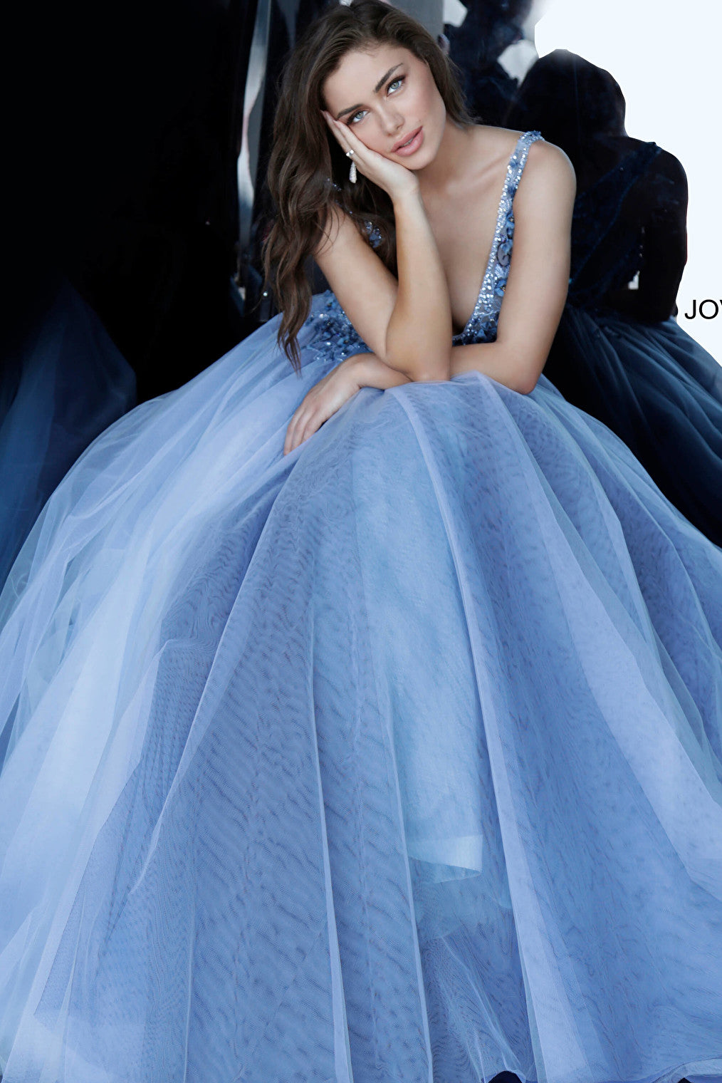 blue ballgown 3110