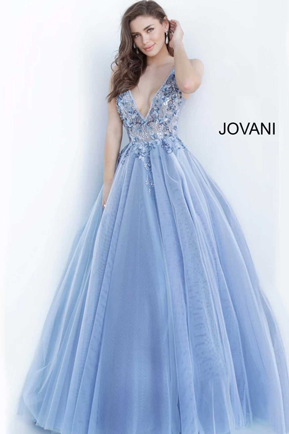 blue ballgown 3110