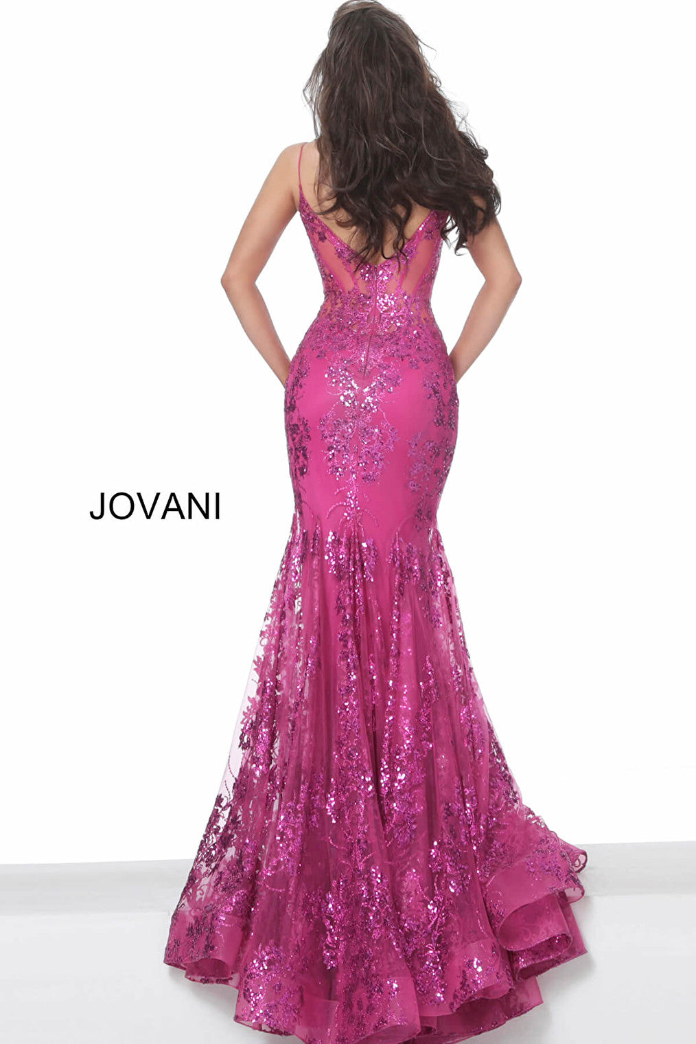 berry mermaid prom dress 3675