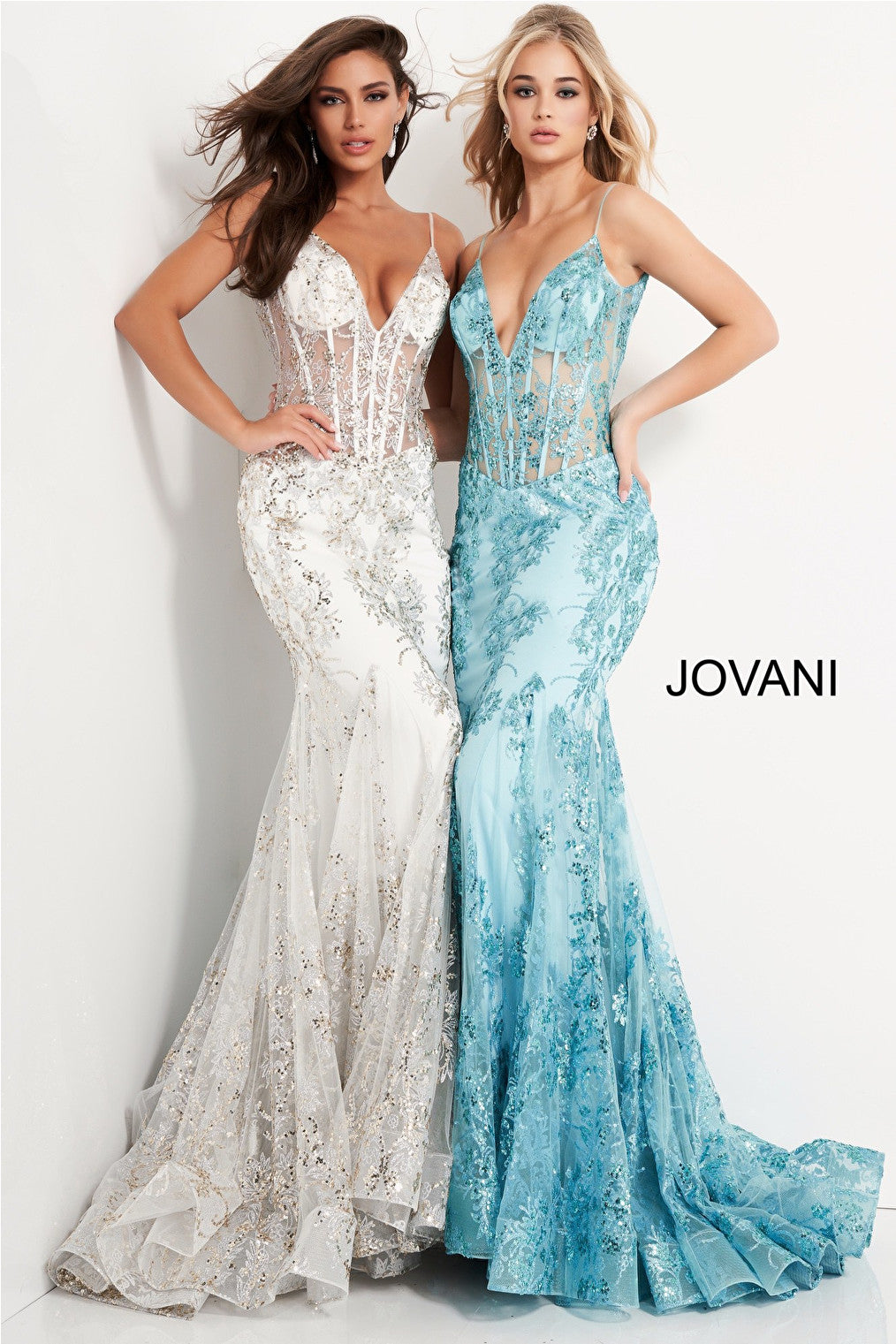 mermaid blue dress  3675