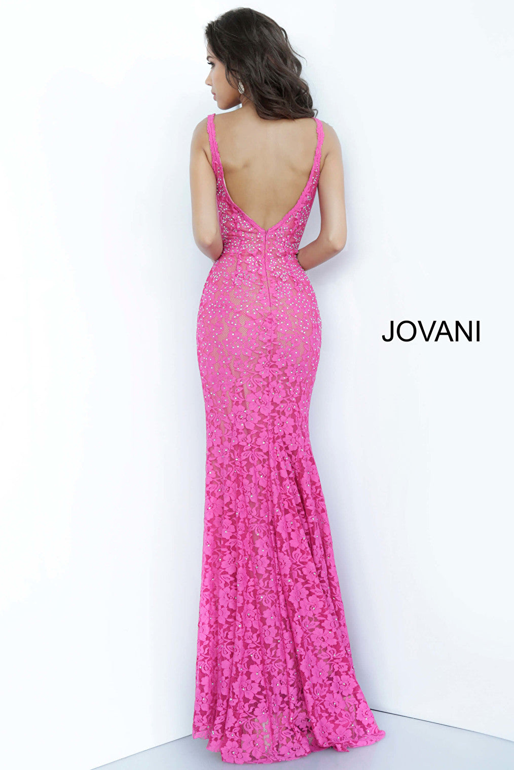 fuchsia fitted dress 48994