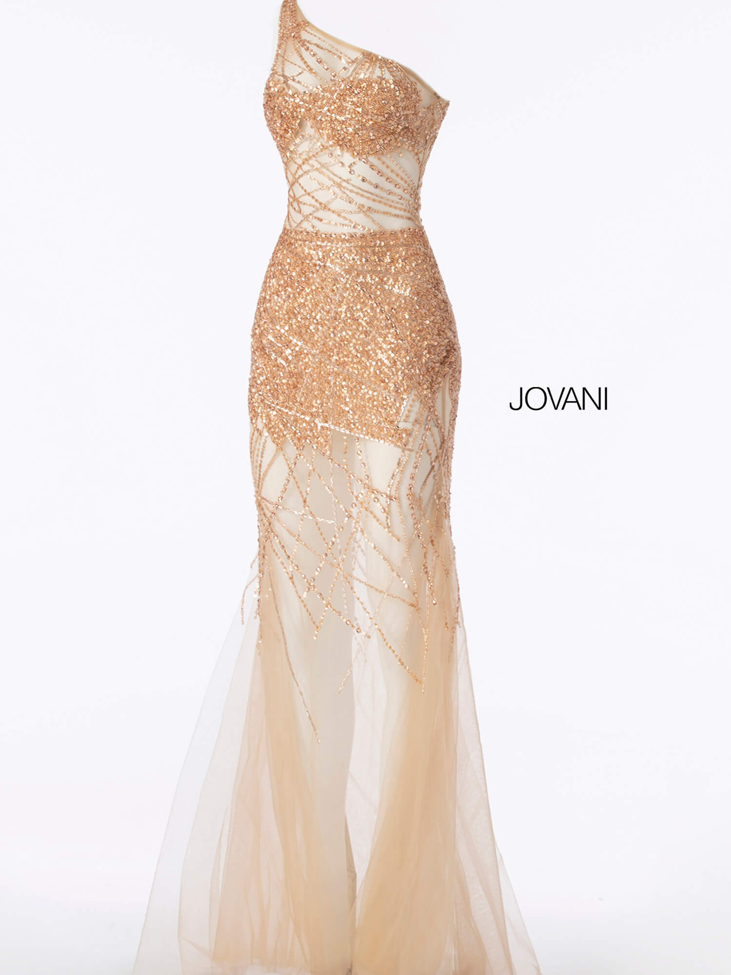 beaded rose gold dress 55567