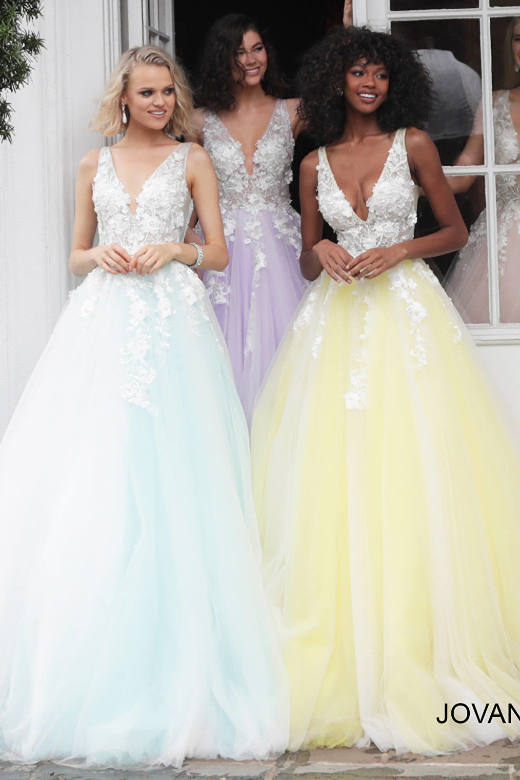 Tulle prom ballgowns Jovani 55634