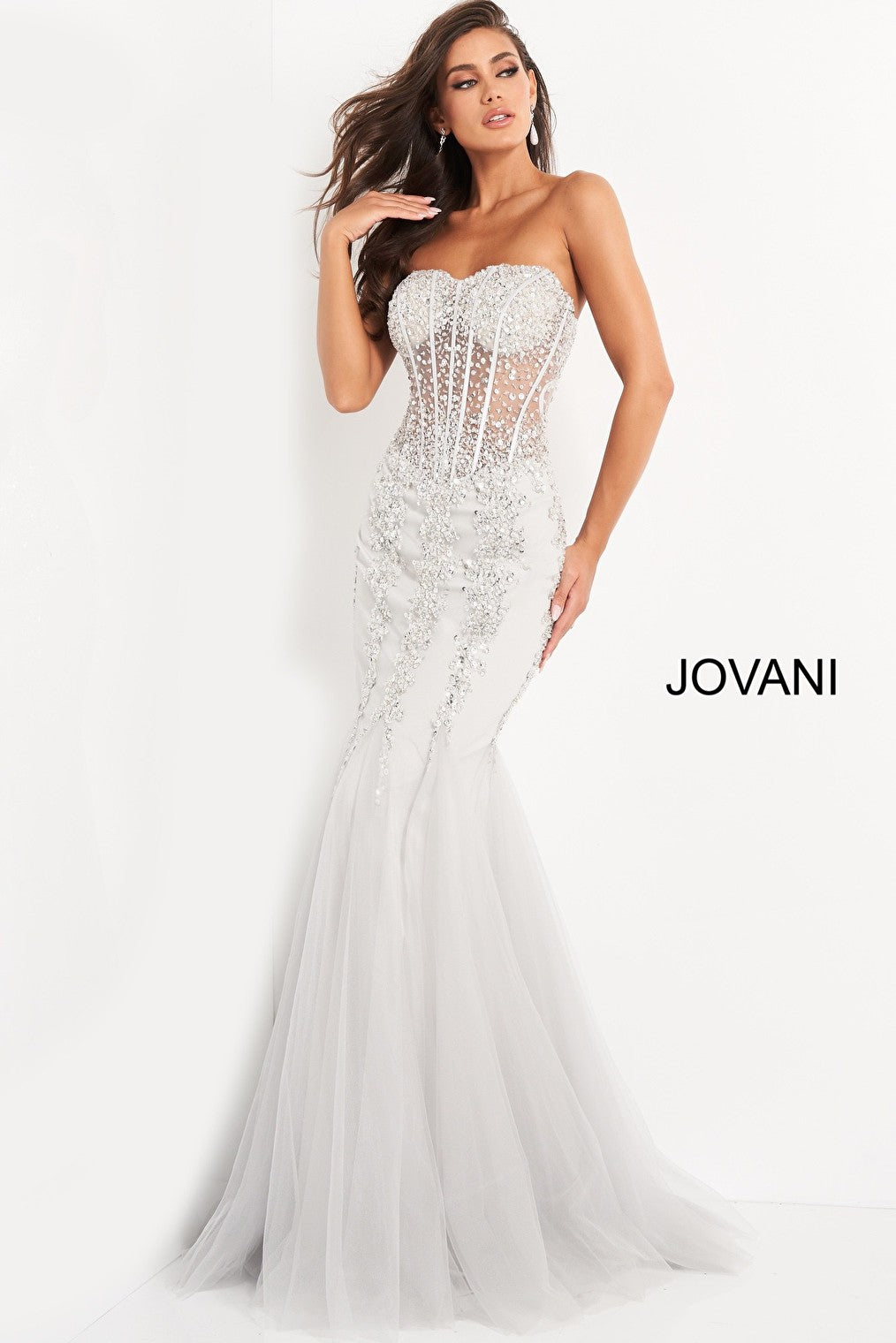 white prom dress 5908