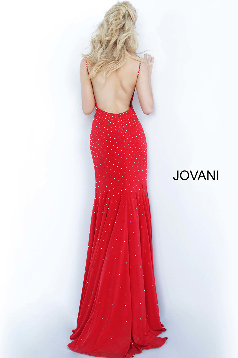 red jersey dress 63563