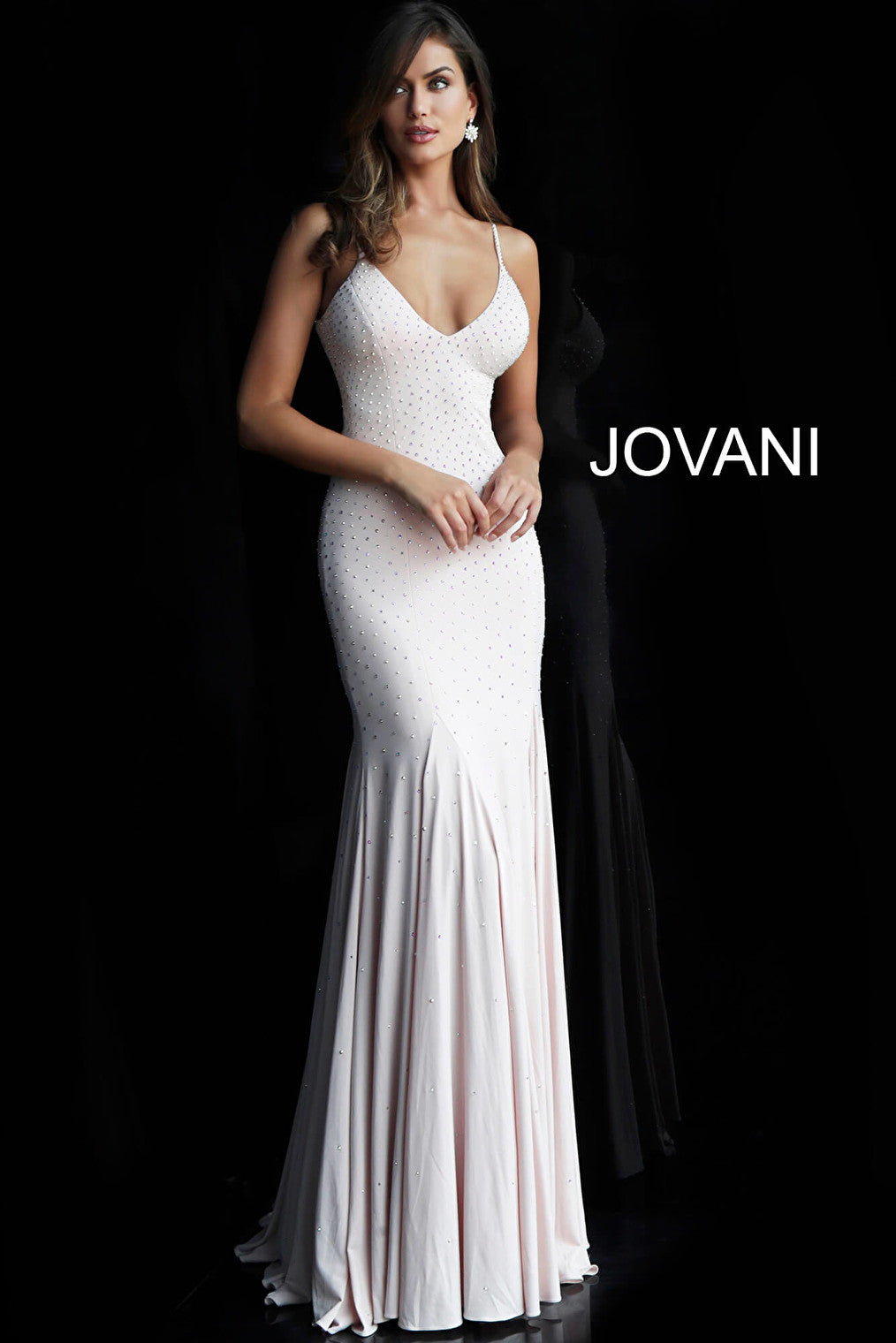 beaded white dress 63563