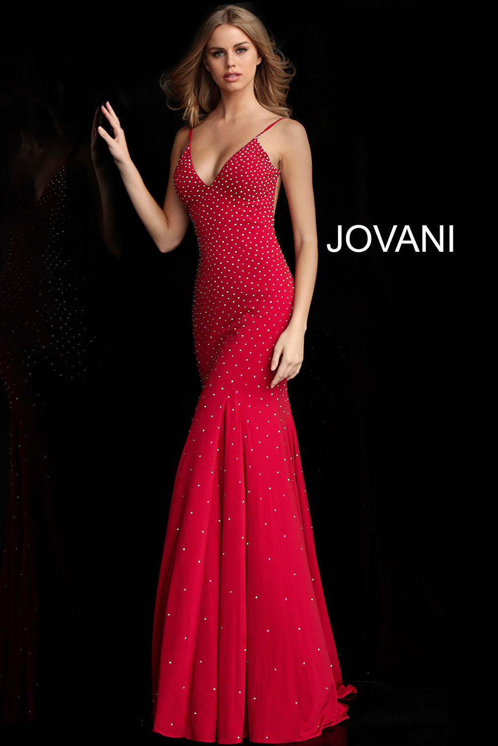 red beaded dress 63563