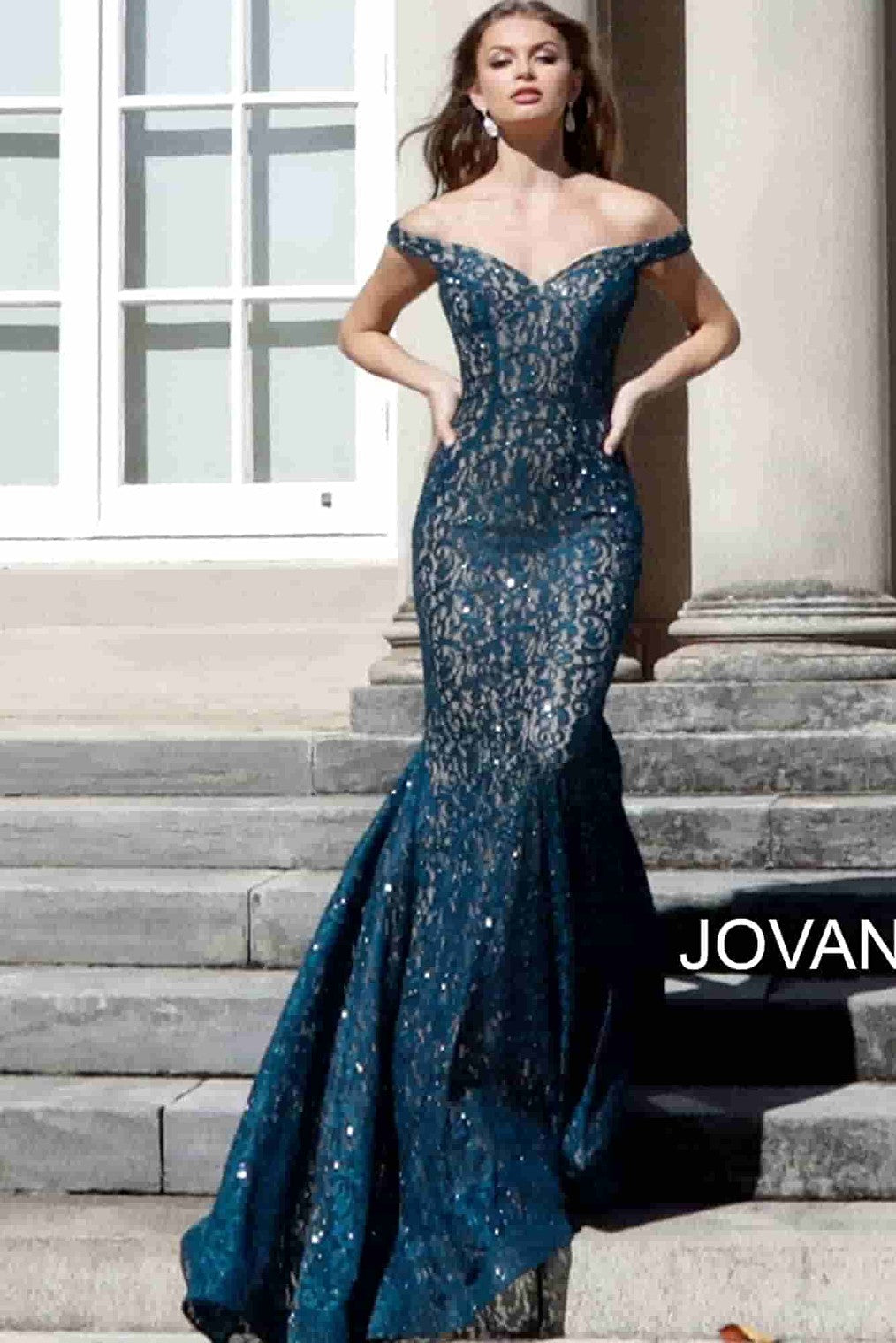 Jovani Lace Prom Dress