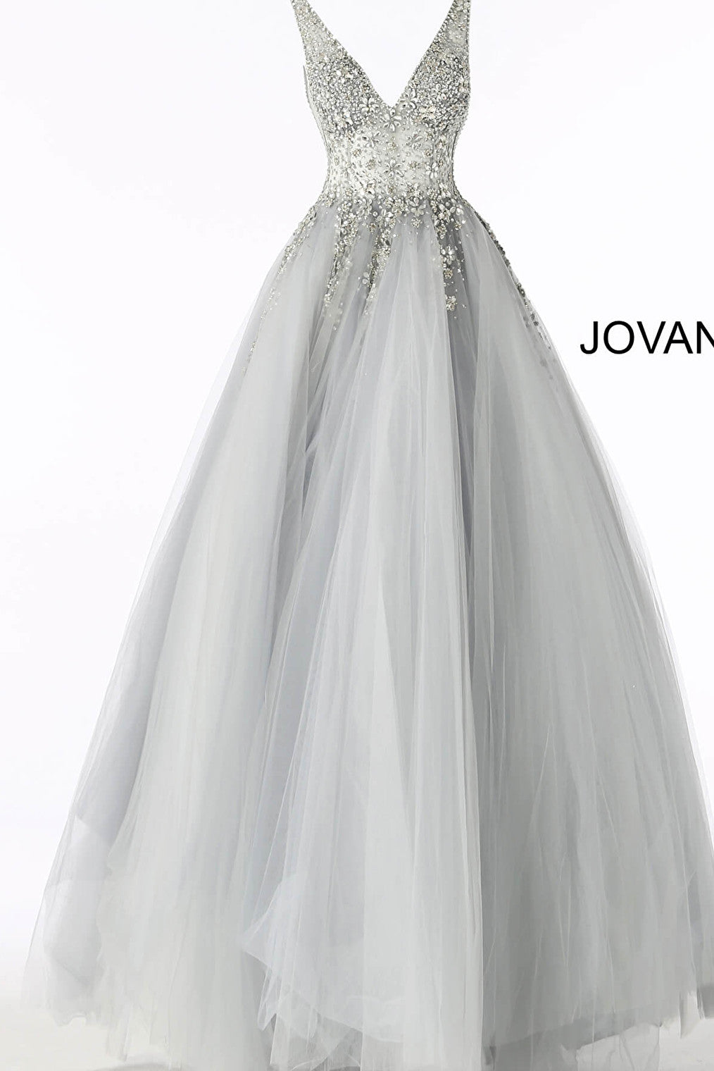 silver ballgown 65379