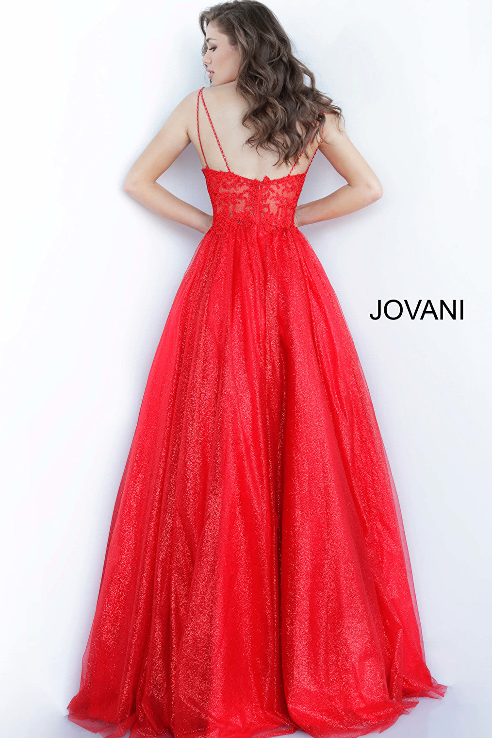 red ballgown 67051