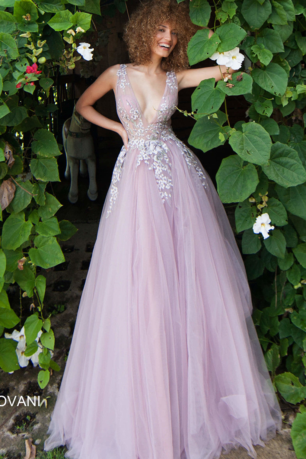 mauve ballgown 67459