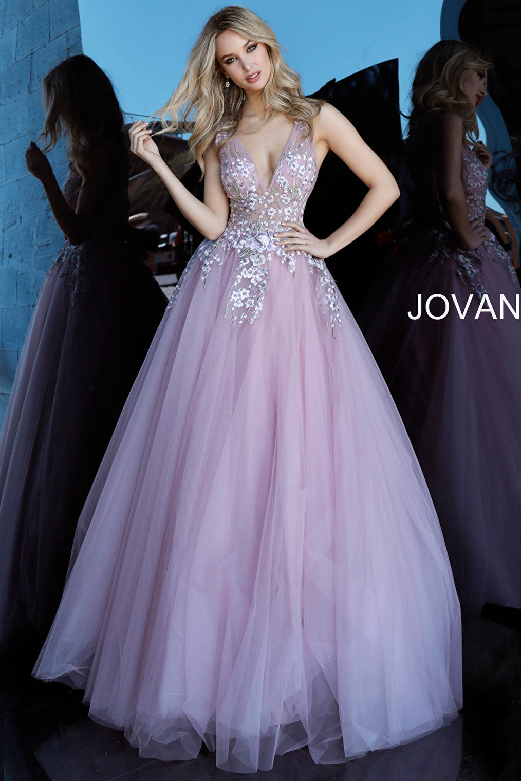 mauve ballgown 67459